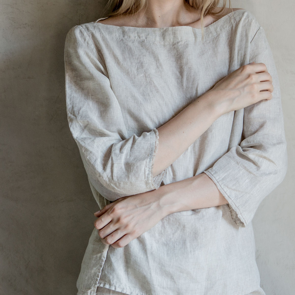 Boat Neck Linen Set, Once Milano natural | Crafthouse Store Kijkduin