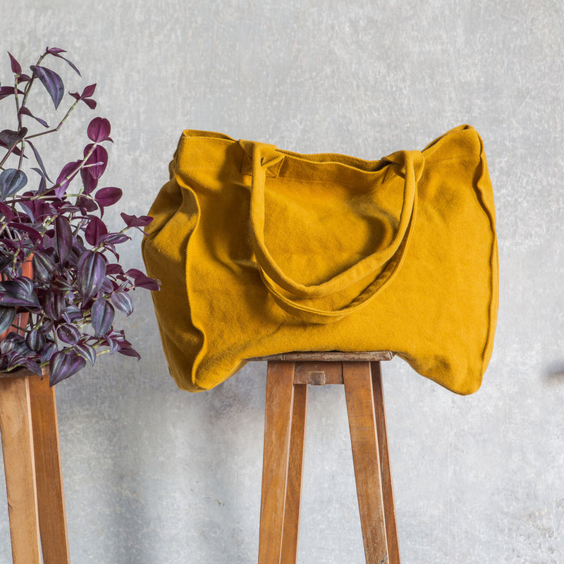 Frida Cotton Bag, Once Milano yellow | Crafthouse Store Kijkduin